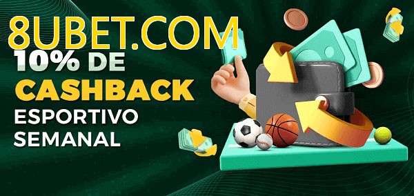 10% de bônus de cashback na 8UBET.COM