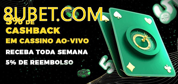 Promoções do cassino ao Vivo 8UBET.COM